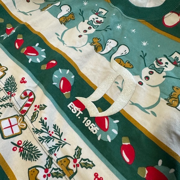 Disney Spirit Green and White Holiday Sweater - Picture 2 of 4